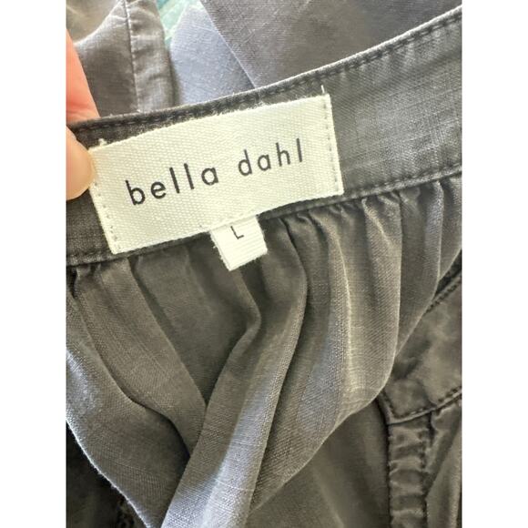 BELLA DAHL  button front raglan jumpsuit Dark Espresso Size Large NWT - Picture 5 of 14